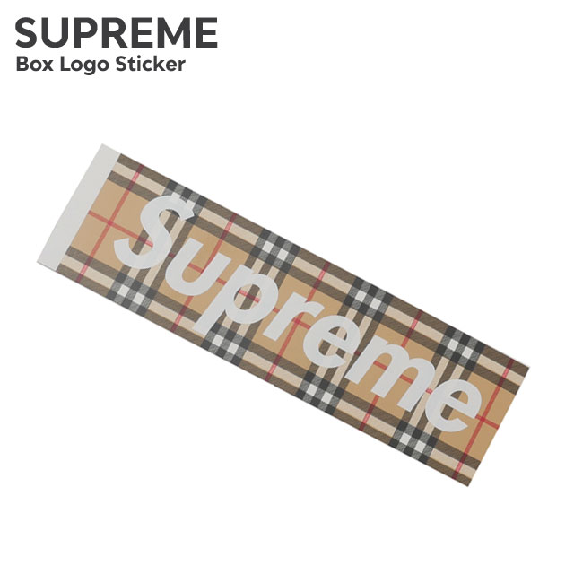 Supreme バーバリー ステッカー 11枚 楽天市場】Supreme Burberry Box