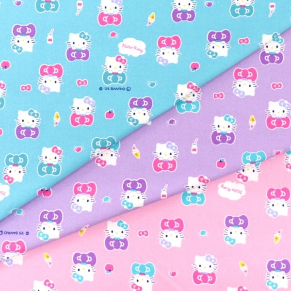 生地 サンリオオックスプリント ハローキティ 831158DR・831165DR