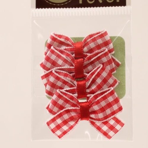 プチギンガムリボン 4個入 | 手芸センタードリーム公式通販サイト