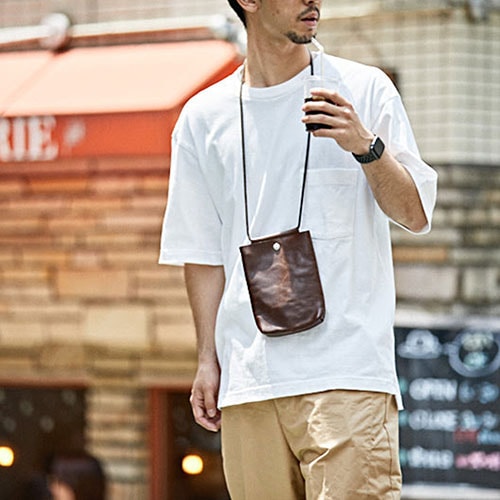 Creed WAX VINTAGE ミニショルダーバッグ キャメル 456C38 #24