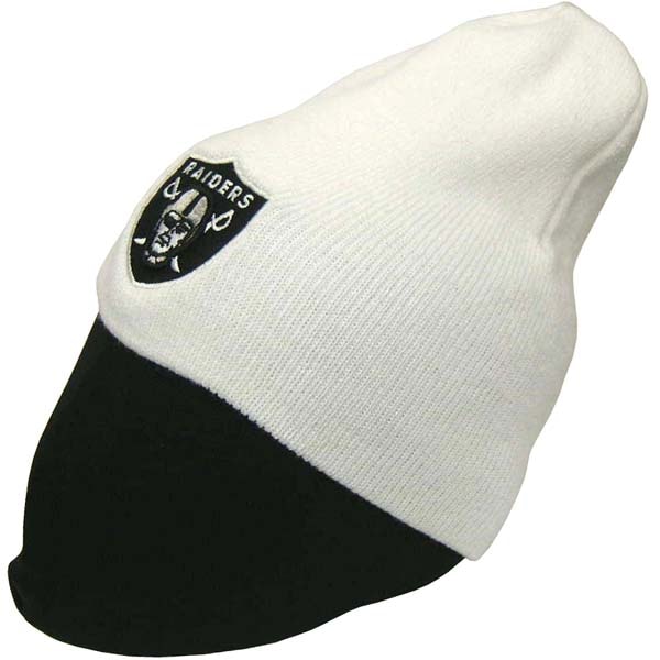 NFL オフィシャル Oakland Raiders レイダース ビーニー ホワイト