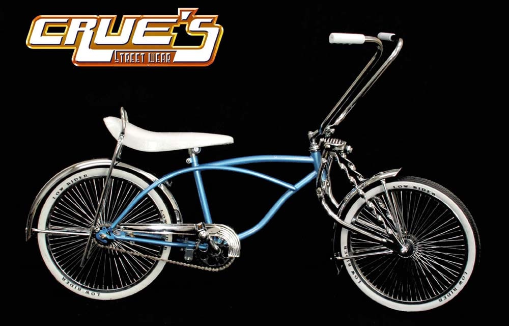 ローライダー自転車 クルーズ カスタム ライトブルー ローチャリ