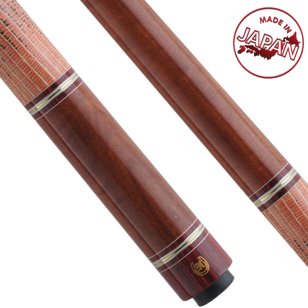 早川工房 カスタム キュー ピンクアイボリー ストレート 本トカゲ革