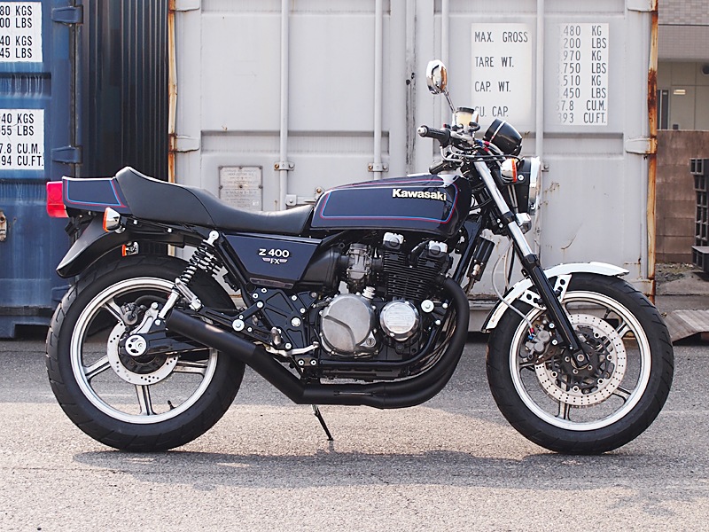 ゼファー400 FXタイプタンクセット(E2ブルー)前期シート【納期はお