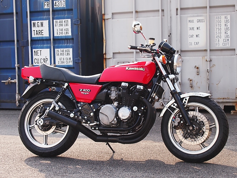 ゼファー400 FXタイプタンクセット(E1レッド)タックロール【納期はお