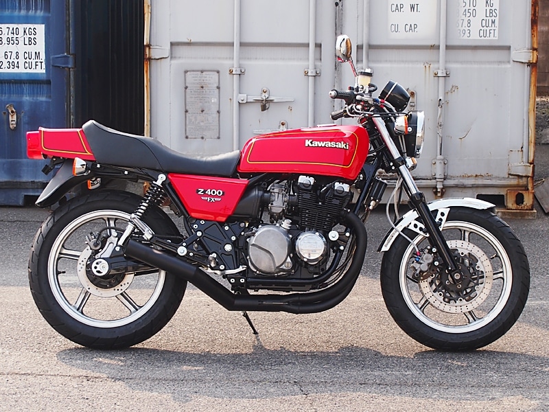 ゼファー400 FXタイプタンクセット(E2レッド)タックロール【納期はお