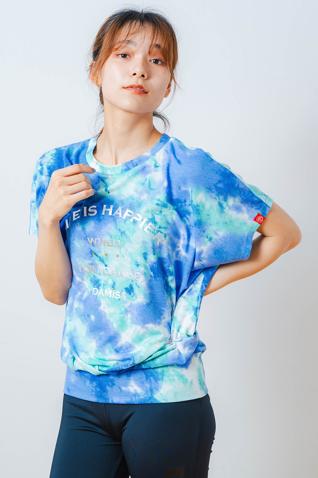 タイダイカスタムプリント Tシャツ ブルー 1534-1616 | D SHOP 着心地