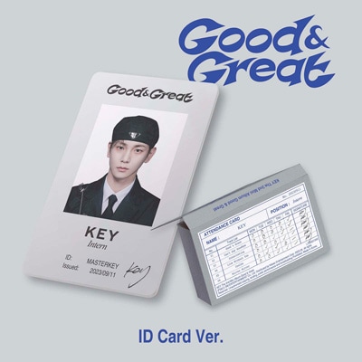 韓国音楽 SHINeeのキー - Good & Great [ID Card Ver.] (QRカード1種+