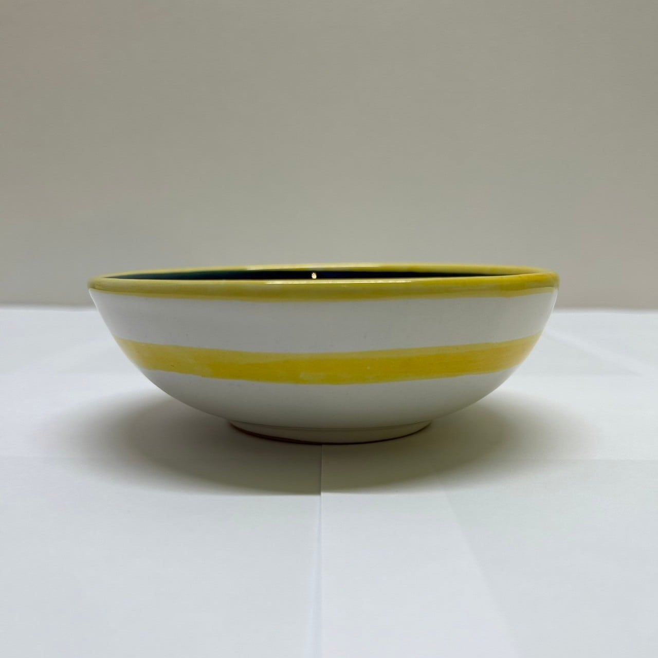 VIE168 ボウル ブルーイエローレモン | 南イタリアの陶器 | ダニエルズ