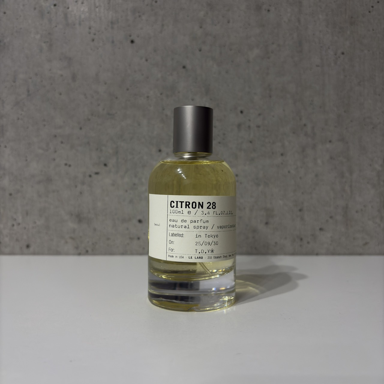 LE LABO ルラボ CITRON 28 シトロン 28 オードパルファム 1ml 国内正規