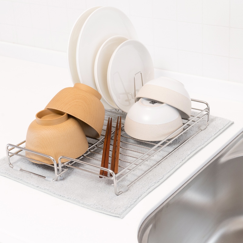 &kit アンドキット コンパクトになる伸縮水切りかご