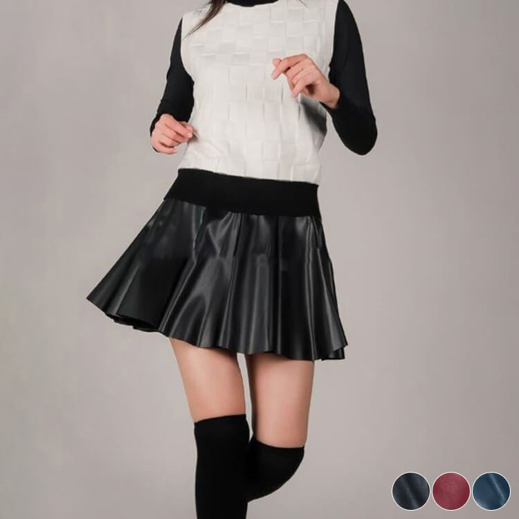 renoma 韓国限定ゴルフウェア レザースカート 【公式通販】