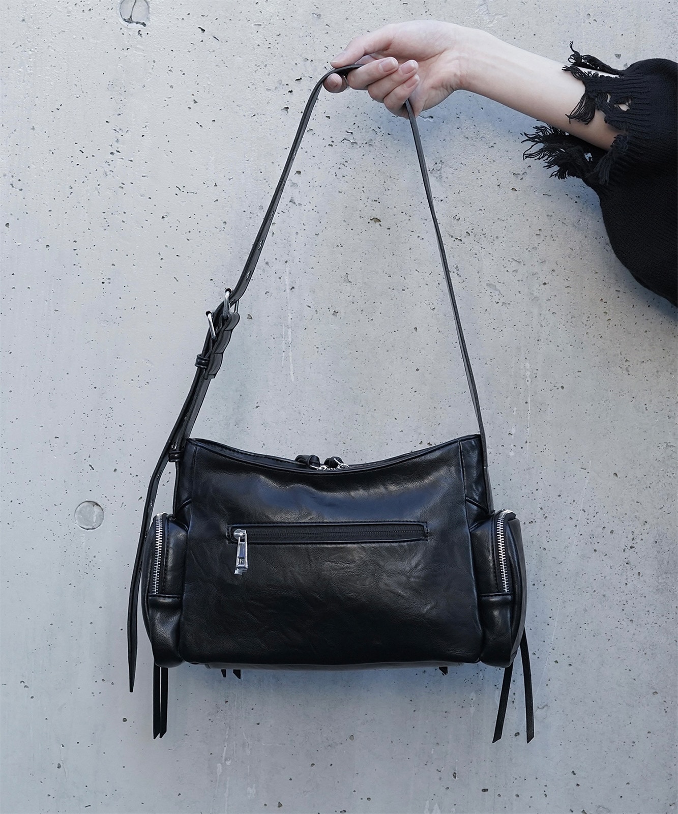 DEVICE × ユウコラボ 】 Rename シルバーマルチファスナー トート