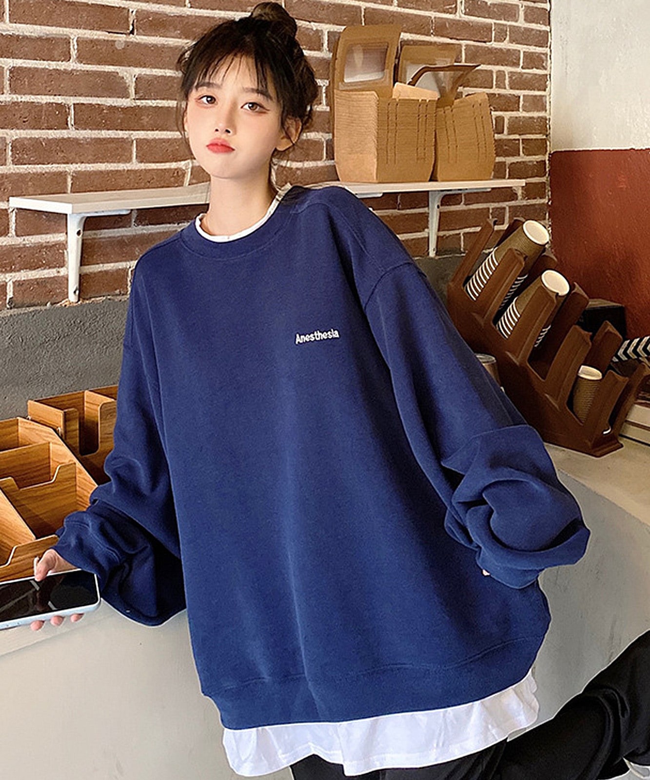 DEVICE select ストリートデザイン スウェット トレーナー メンズ