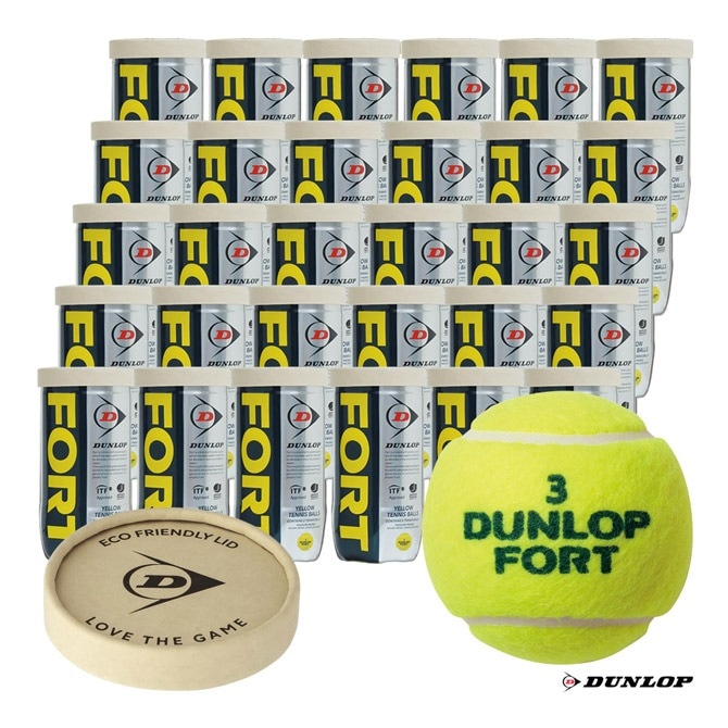 ダンロップ フォート テニスボール 25缶 ダンロップ DUNLOP テニス