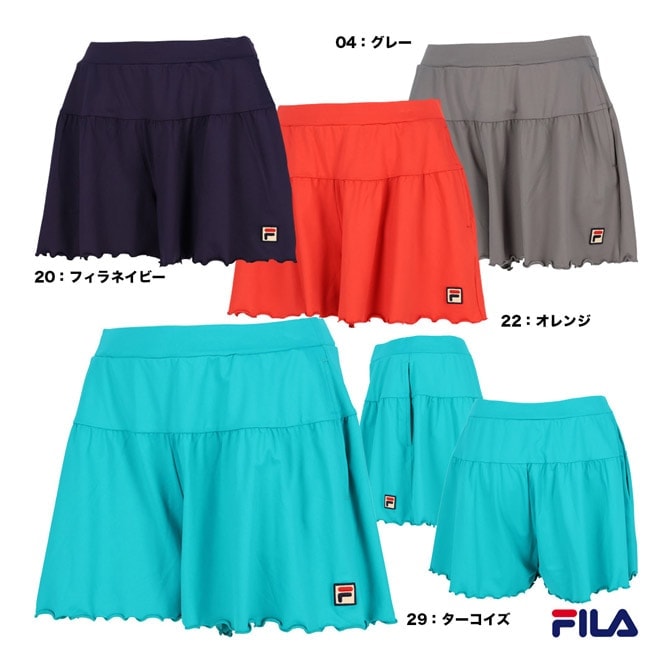 フィラ FILA テニスウェア レディス キュロットパンツ VL2688