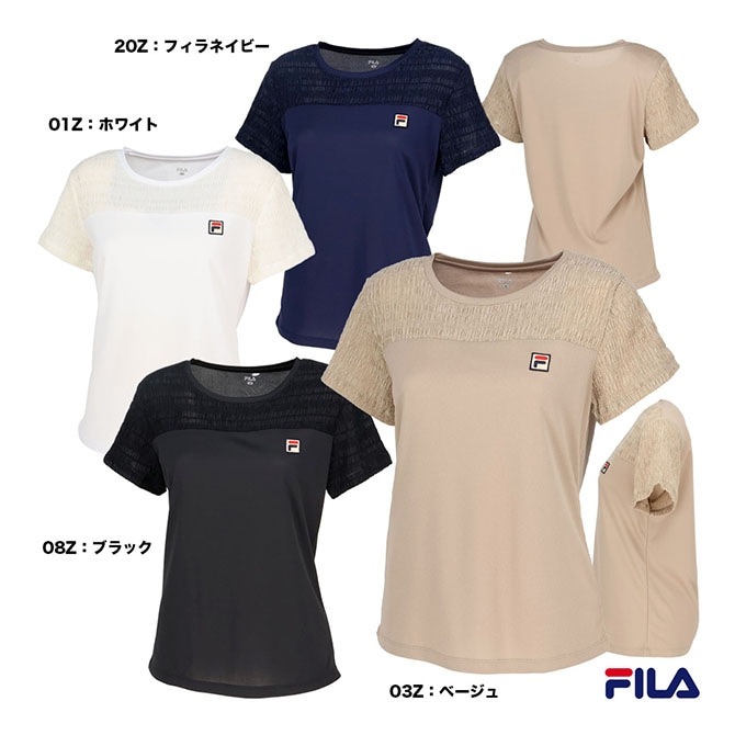 フィラ FILA テニスウェア レディス ゲームシャツ EL0050 | メーカー