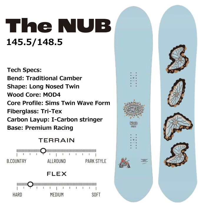 22-23 SIMS シムス THE NUB JAPAN LIMITED GRAPHICS トラディショナル