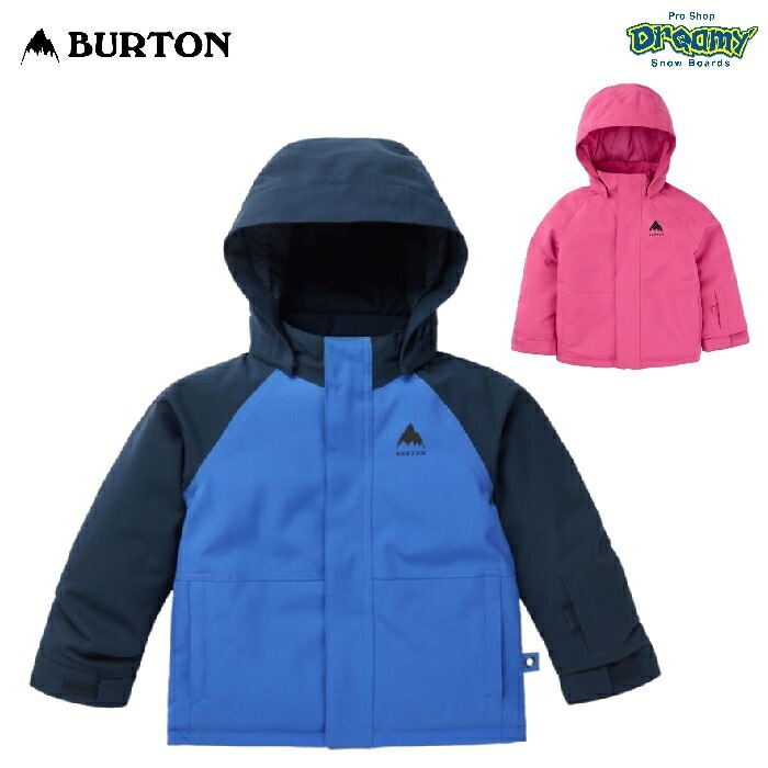 BURTON スノーボードウェア 子ども用 ネイビー/ライムグリーン BURTON