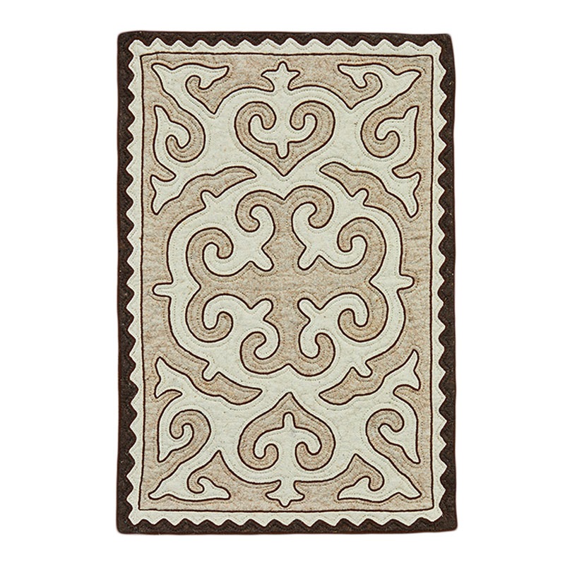 シルダック ウールラグ Peacefulness サンドxクリーム