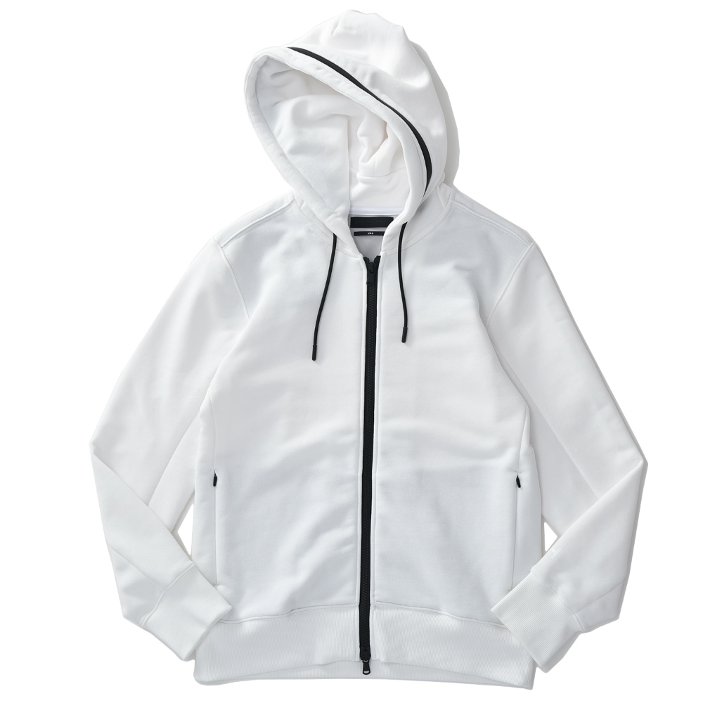 JUNHASHIMOTO ジュンハシモト JH＋ ZIP HOODIE ZIPパーカー WHITE