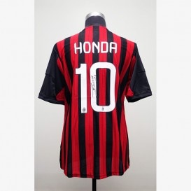 本田圭佑 直筆サイン入り選手支給ACミラン13/14ホームユニフォーム
