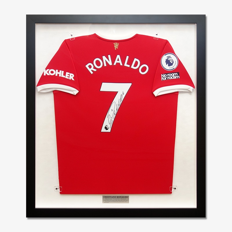 ブラジルロナルド直筆サインユニホームレアル鑑定書付き写真付き