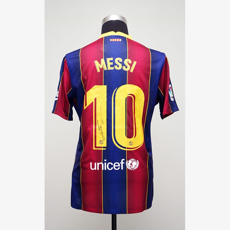 正規品選手支給モデル】メッシバルセロナユニフォーム10/11タグつき