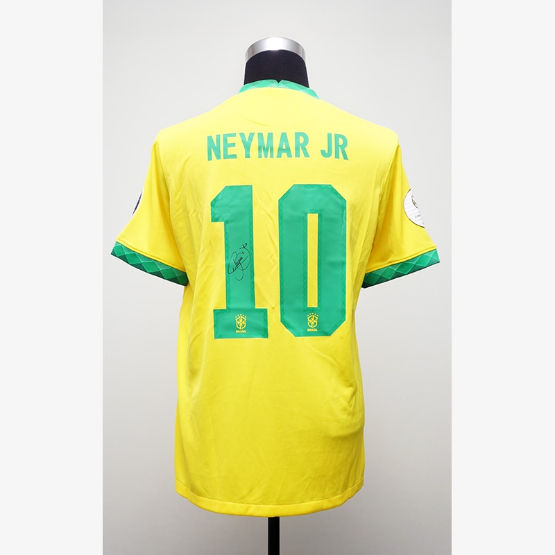 ネイマール直筆サイン入りブラジル代表2020ホームユニフォーム (コパ