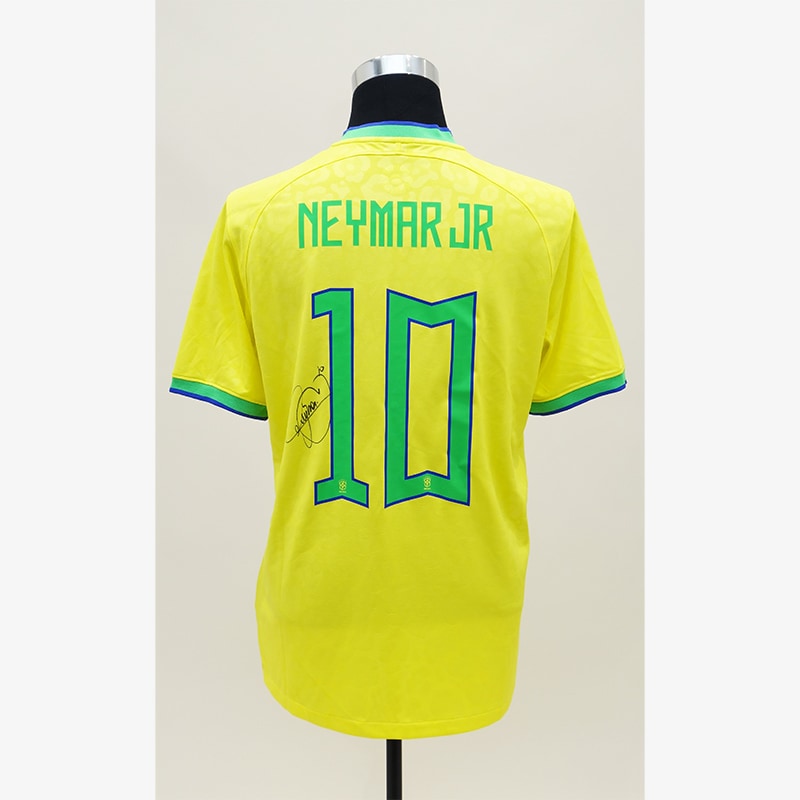 ネイマール直筆サイン入りブラジル代表2022ホームユニフォーム | THE