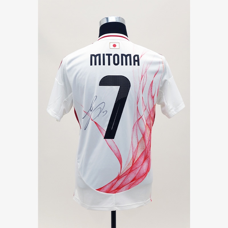 三笘薫 直筆サイン入り日本代表2024アウェイユニフォーム | THE DUGOUT
