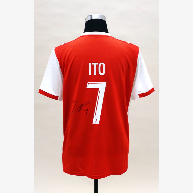 伊東純也 直筆サイン入りスタッドランス25/26ホームユニフォーム | THE