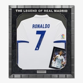 ロナウド直筆サイン入りレアルマドリード16/17アウェイユニフォーム