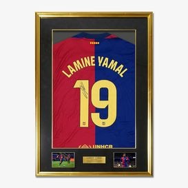 イニエスタ直筆サイン入りバルセロナ15/16ホームユニフォーム | THE DUGOUT