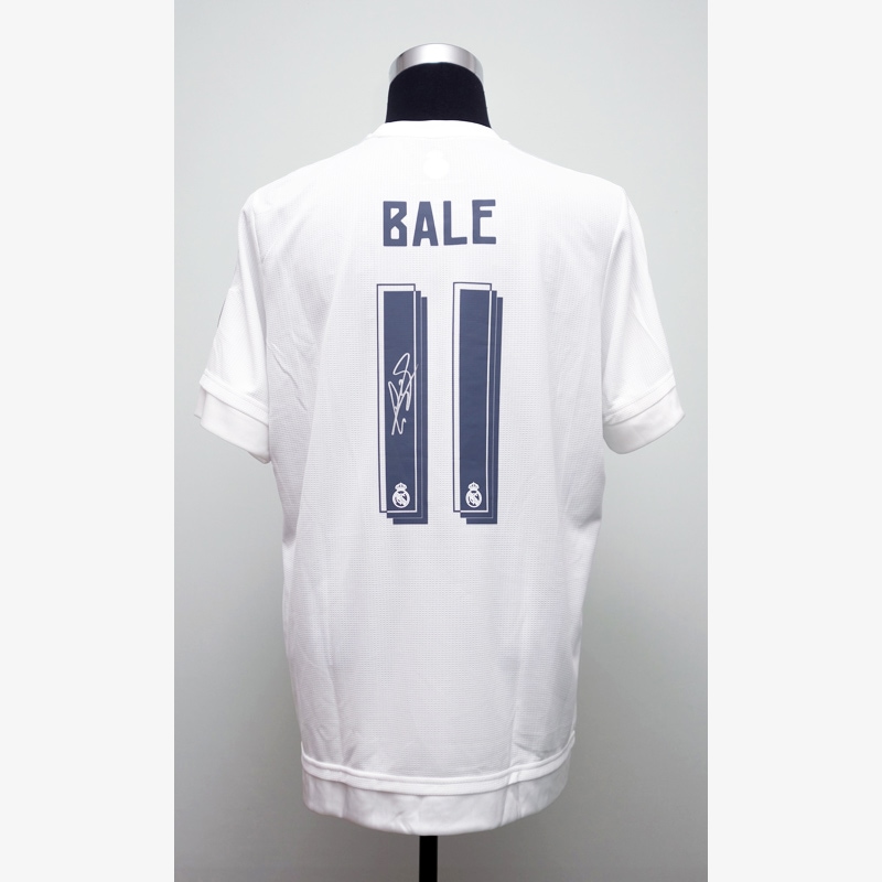 ギャレス・ベイル直筆サイン入りレアルマドリード15/16ホーム