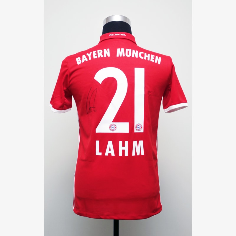 ラーム直筆サイン入りバイエルン・ミュンヘン16/17ホームユニフォーム
