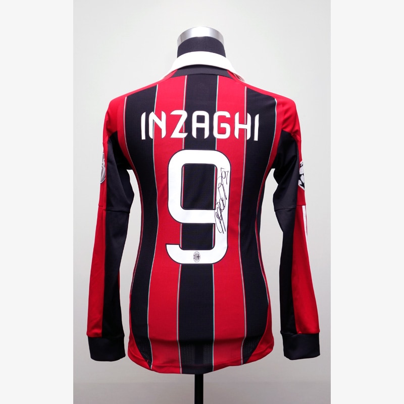 INZAGHI ACミラン 9番 長袖 シャツ インザーギ INZAGHI ACミラン 9番