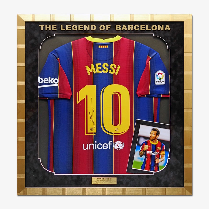 ICONS FCバルセロナ メッシ 直筆サイン入り ユニフォーム 11-12 ICONS