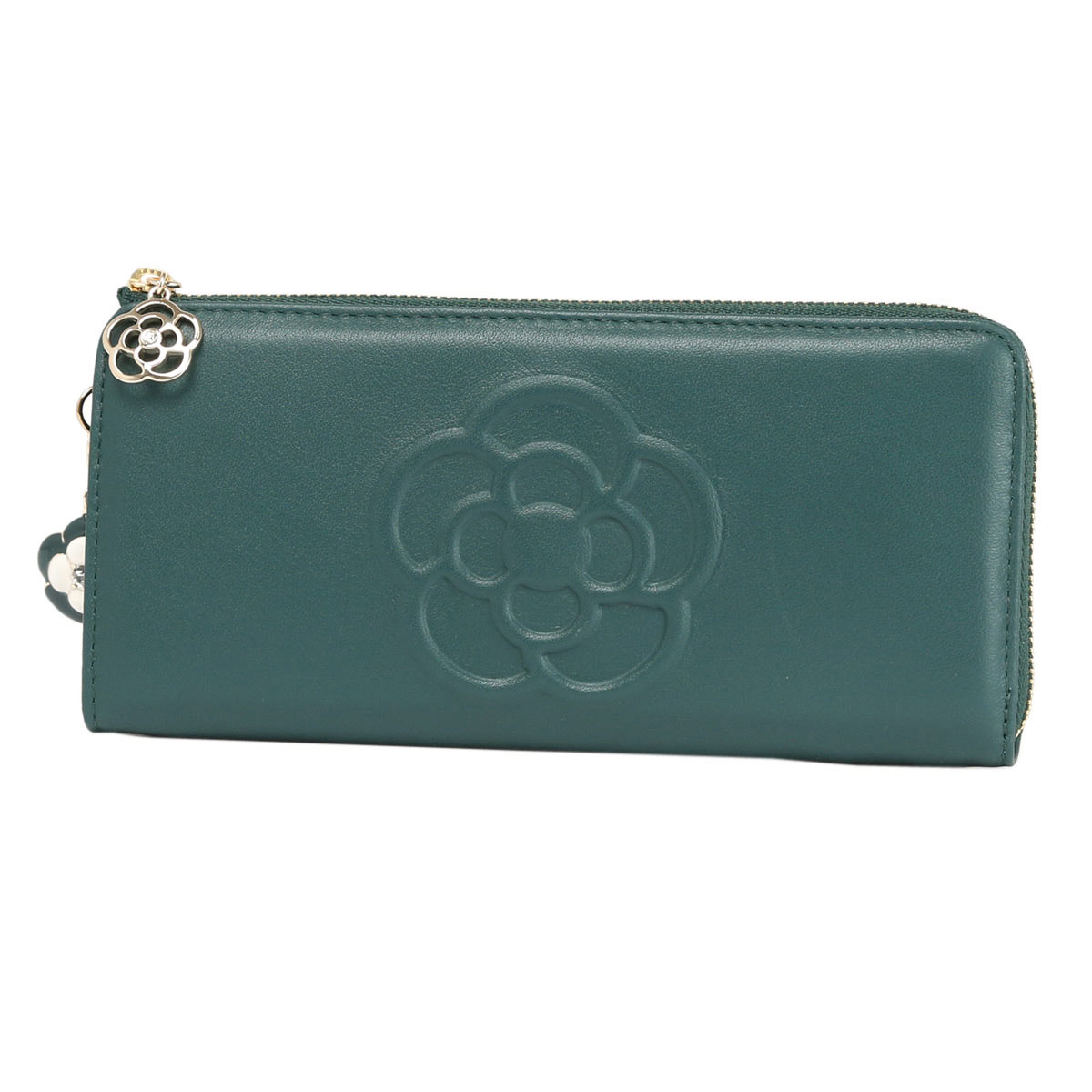 クレイサス CLATHAS 長財布 本革 レディース ワッフル L字ファスナー