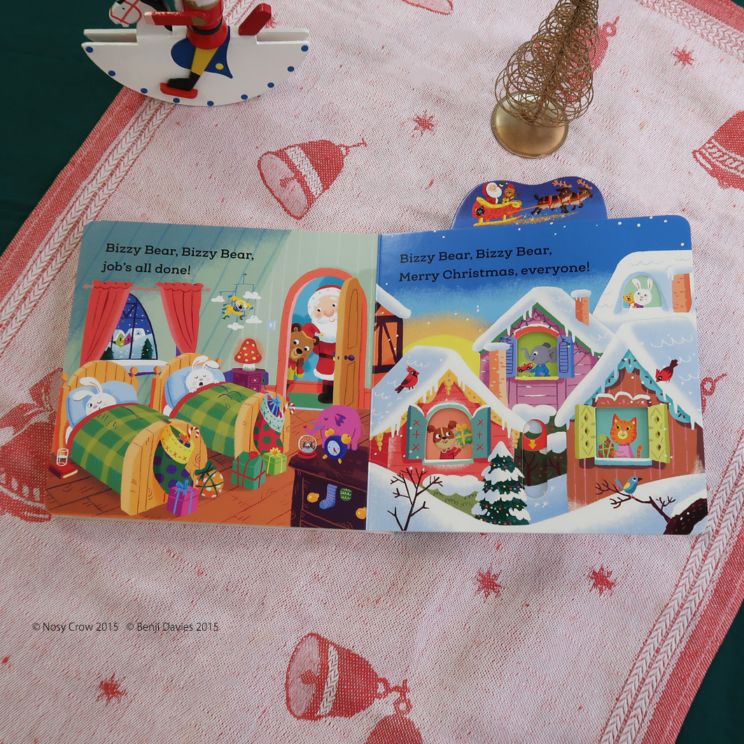 スライドしかけ絵本 Bizzy Bear Christmas Helper | カテゴリーで