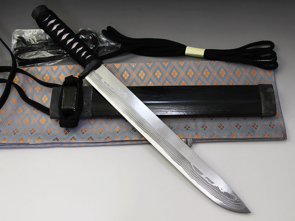 佐治武士作 影法師300 300mm 剣鉈 和式ナイフ シースナイフ 伝統工芸士