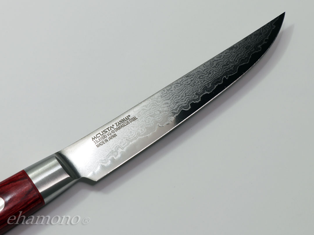 三昧 クラシック プロ ダマスカス 紅蓮 ステーキナイフ