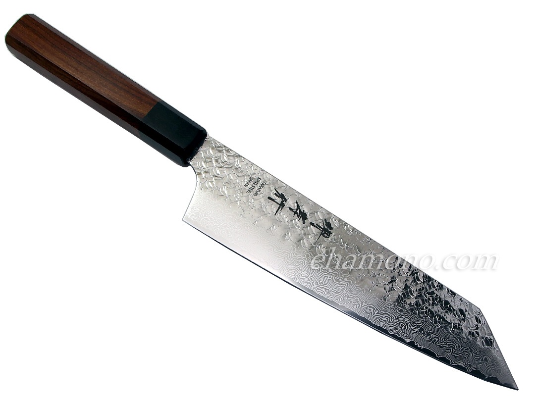 堺孝行 粉末ハイス鋼SPG2 ダマスカス 和式剣型牛刀190