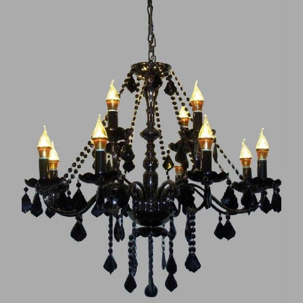 クリスタルシャンデリア 15灯 ブラック(φ950×H850mm) | EL JEWEL