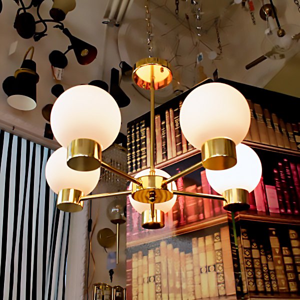 希少品】松下電器 1980年代 シャンデリア ミッドセンチュリー 照明