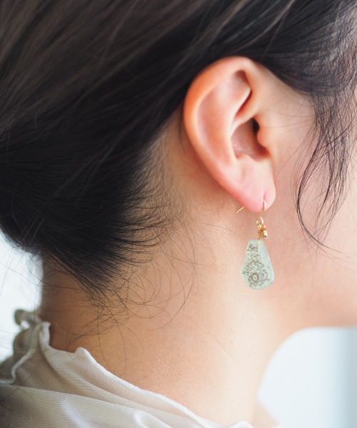 NEW ローマンガラス ピアス | すべての商品 | Encachette｜アンキャ