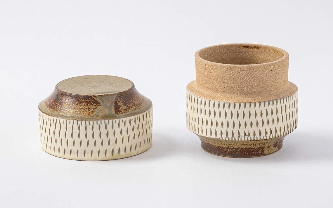 福岡県 小石原焼 カネハ窯 手元供養用ミニ骨壺 | 産地 | 縁器屋(えん