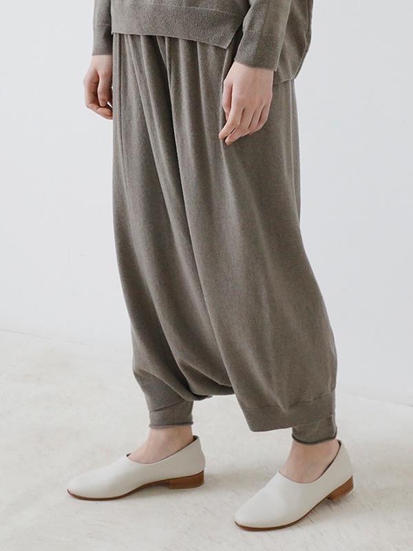 evam eva｜wool sarrouel pants｜すべての商品