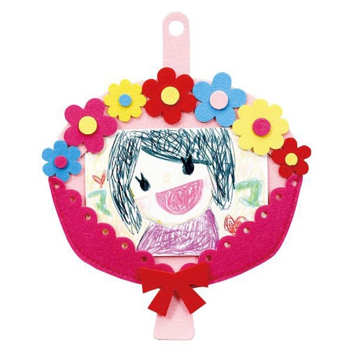 花束フェルトフレームづくり | 6.手作りワークショップ,手作りキット