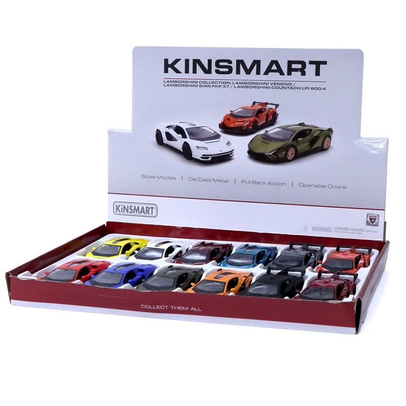 KiNSMART ミニカー ランボルギーニコレクション 3車種×4色アソート No